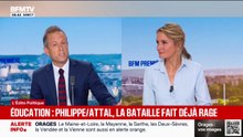 L'ÉDITO POLITIQUE DE GUILLAUME DARET - La bataille fait rage entre Gabriel Attal et Édouard Philippe sur le sujet de l'Éducation