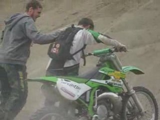 Dirtbike wipeout