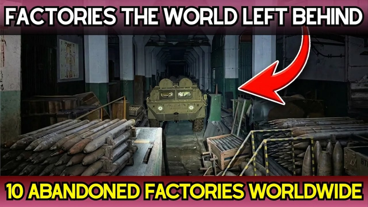 10 Most Eerie Abandoned Factories Around the World