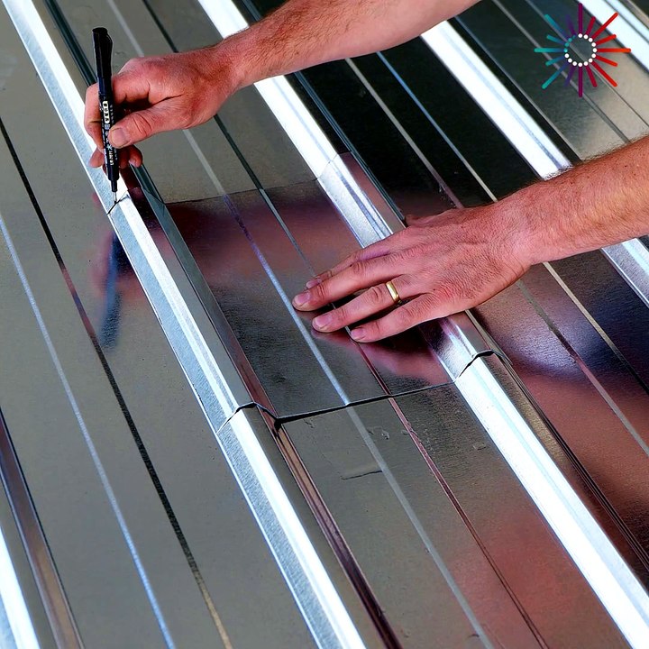 Covering a hole in the roof the easy way