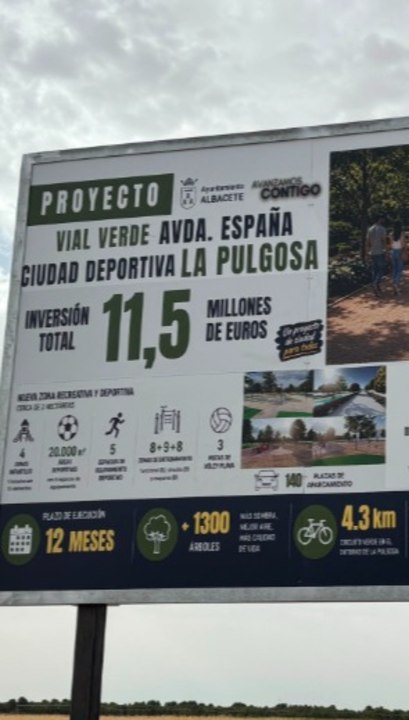 Comienzan las obras del nuevo Vial Verde a la Ciudad Deportiva