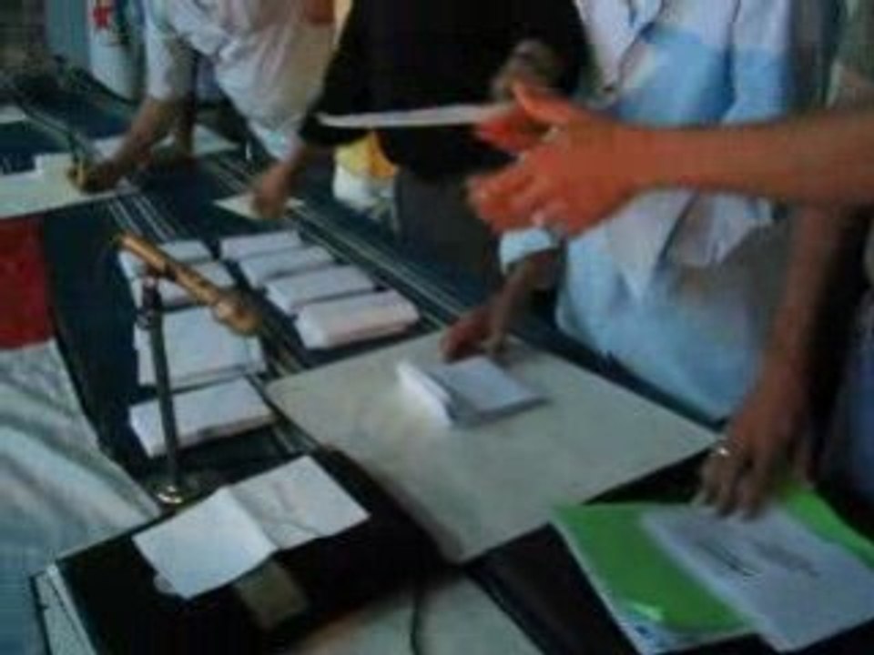 Elections MCO : le dépouillement (2)