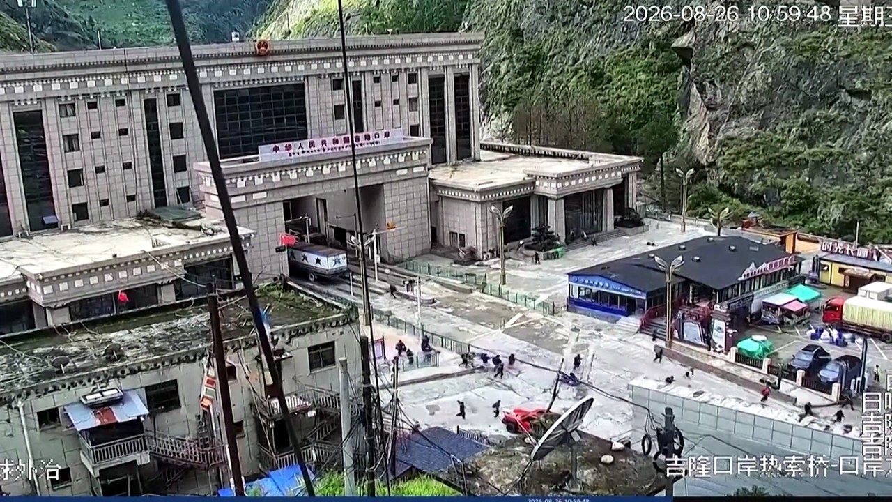 CCTV captures devastation as mudslide engulfs Nepal-China border