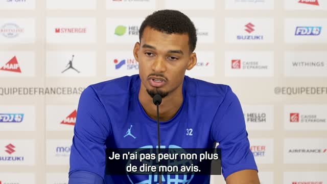 France - Wembanyama : ''Je sais que je ne plais pas à tout le monde''