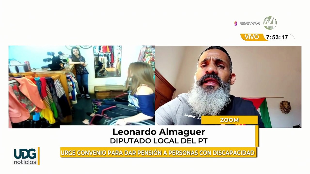 Leonardo Almaguer habla sobre pensión para personas con discapacidad