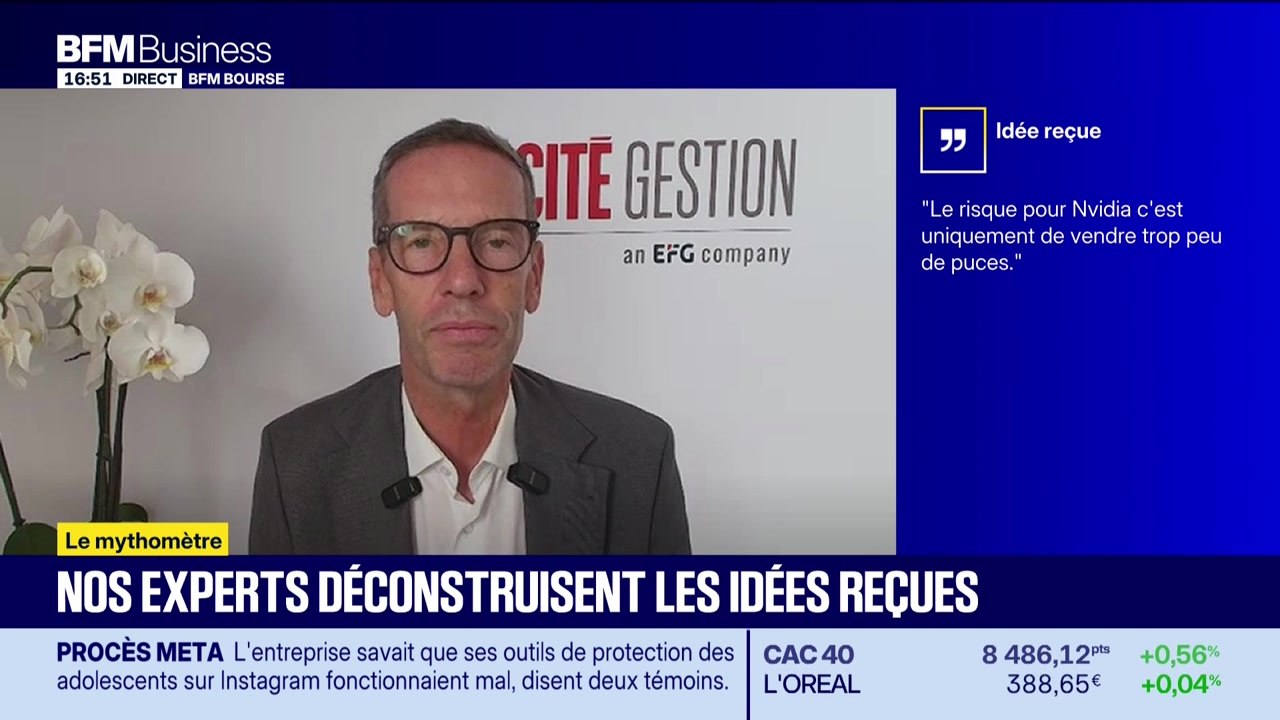 Mythomètre : "Le risque pour Nvidia c'est uniquement de vendre trop peu de puces", FAUX répond John Plassard - 26/08