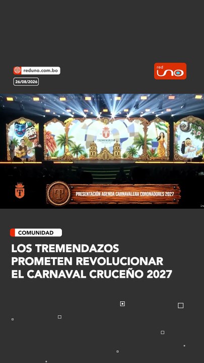 Los Tremendazos prometen revolucionar el Carnaval Cruceño 2027