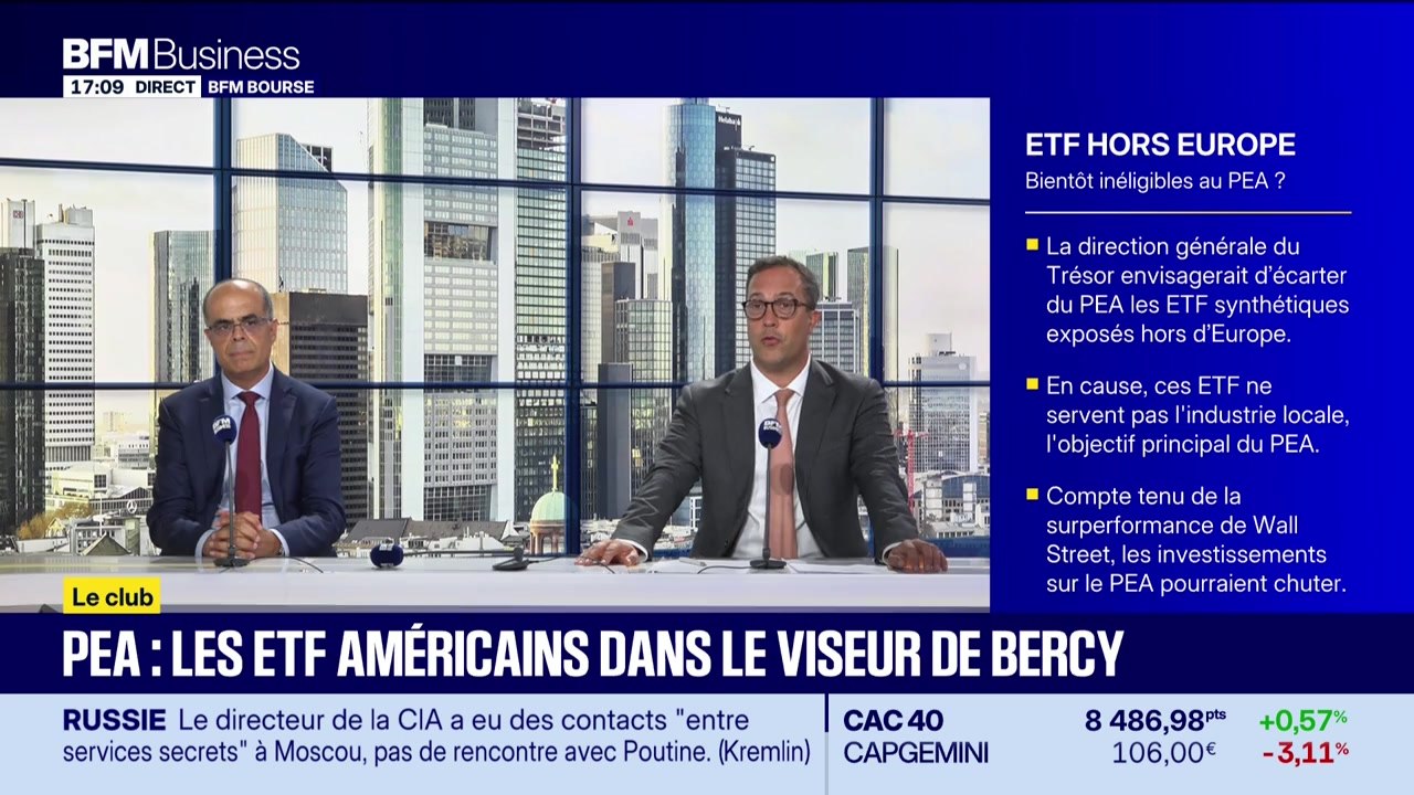 Le Club : "Le PEA pourrait bientôt exclure les ETF permettant d'investir à Wall Street" - 26/08
