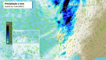 Nova frente fria atravessa Portugal continental esta quinta-feira