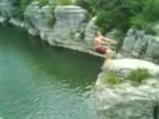 salto arriere de 8metre de haut + reussi