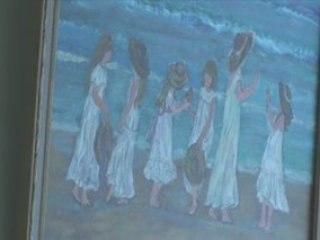 Italian art at Cafe Allegro