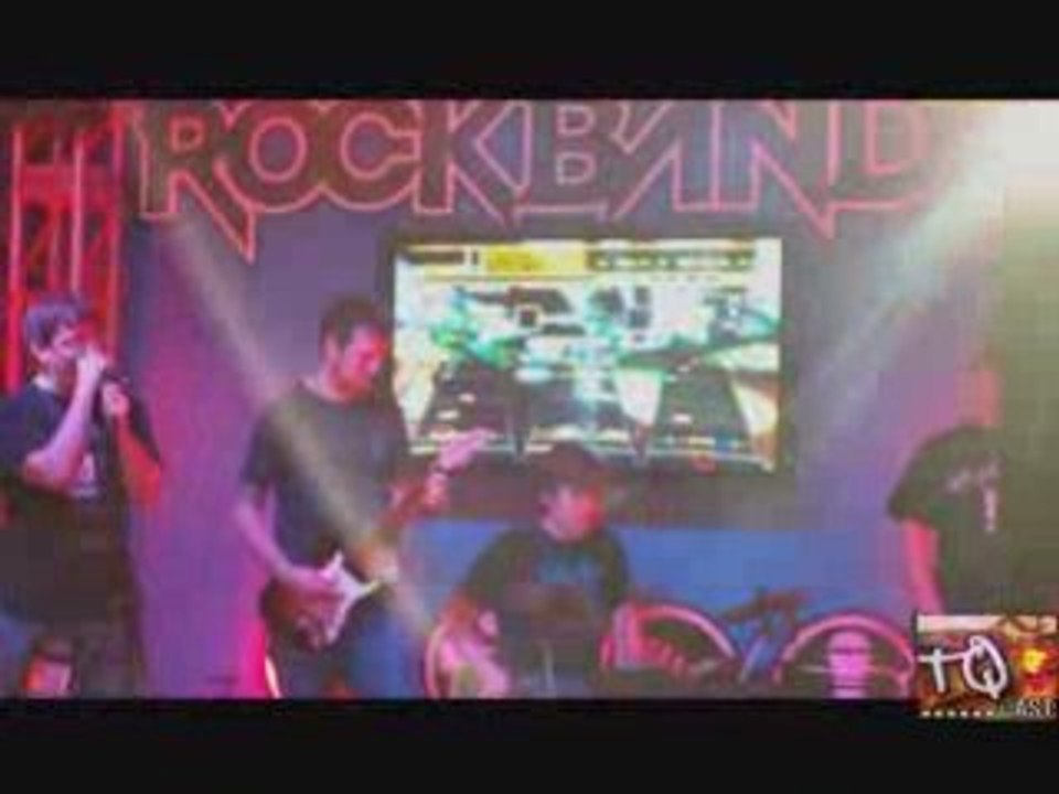 Rock Band 2 Staff Playing