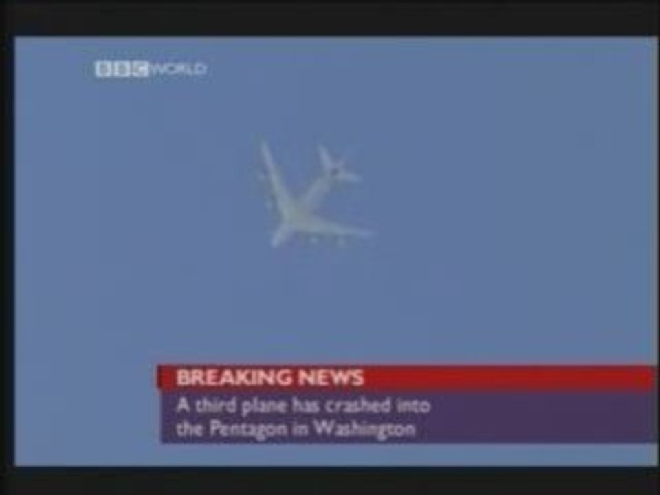 Le mysterieux avion blanc au dessus de la Maison blanche