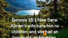 Genesis 16:1 🕊🕊🕊🕊🕊🕊🍊🍊🍎🍎🍋🍋🍋🍊🍏🍏