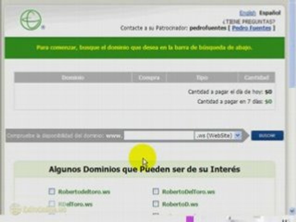 Video 3- Registro