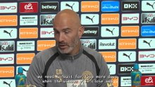 Maresca on having a young squad at City