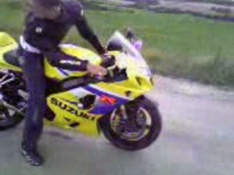 Suzuki gsxr burn +rupteur