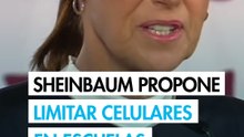 Sheinbaum a favor de restringir el uso de celulares en escuelas; decisión se definirá en septiembre