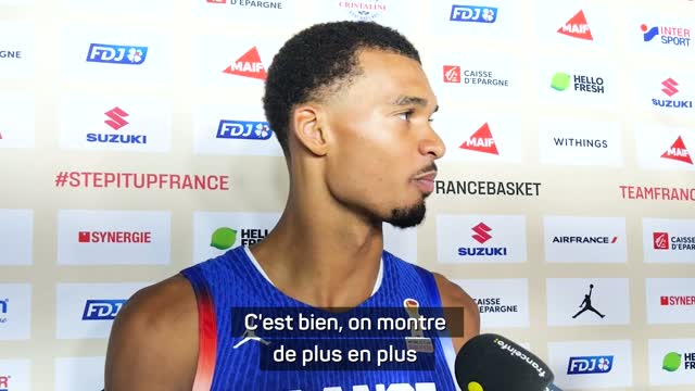France - Wembanyama : “Quand en plus on joue ensemble…”