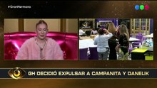 Campanita perdió el control en Gran Hermano, se negó a irse y seguridad tuvo que sacarla a la fuerza