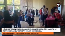 Nicole Villagra y Franchesca Medina, violinistas en Iguazú Suena