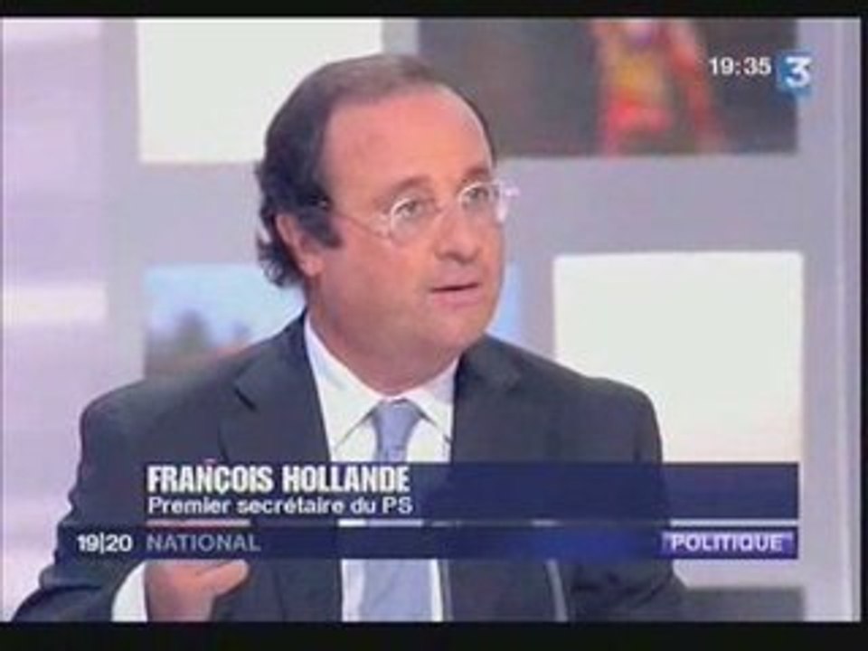 21 juillet : François Hollande invité du 19-20 de France 3
