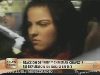 Reaccion de RBD de incidente de radio en NY (ETV)