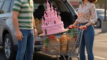 The Funniest Family Shopping Trip Ever 😂🎂 | AI Family Adventure