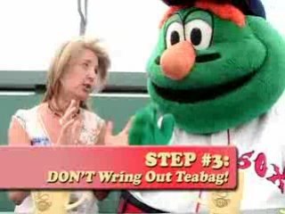 Have a Cup of Bigelow Tea with Wally The Green Monster