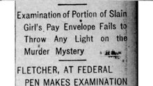 Thursday, 10th July 1913 No Finger Prints Found by Expert on Phagan Envelope