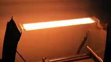 Short wave infrared heater lamp 375mm 400v 2000w IR lamps stretch blow moulding machines