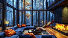 Concentration Maximale 🌲 Piano Doux, Pluie Battante & Feu de Cheminée Ambiance Chalet Cocooning