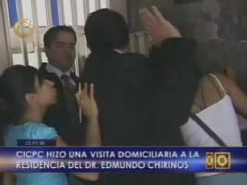 Allanamiento a Edmundo Chirinos
