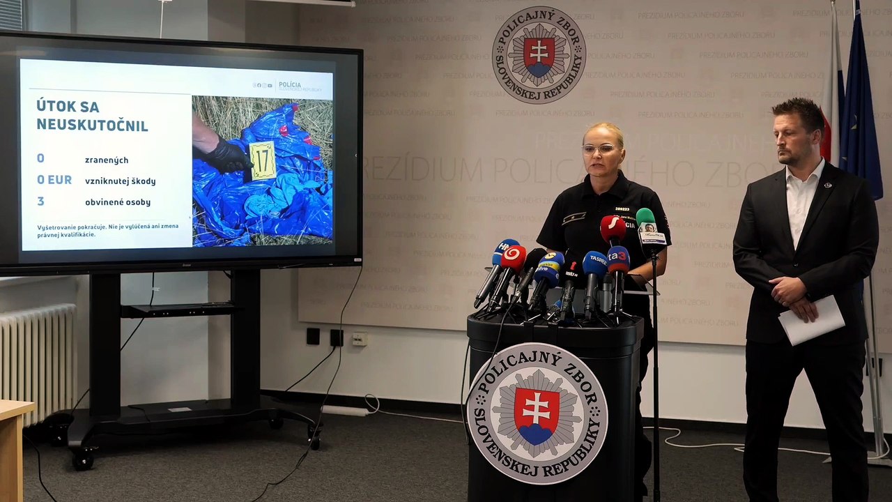 ZÁZNAM: Polícia v súvislosti s pripravovaným útokom zadržala v piatok ďalšiu osobu
