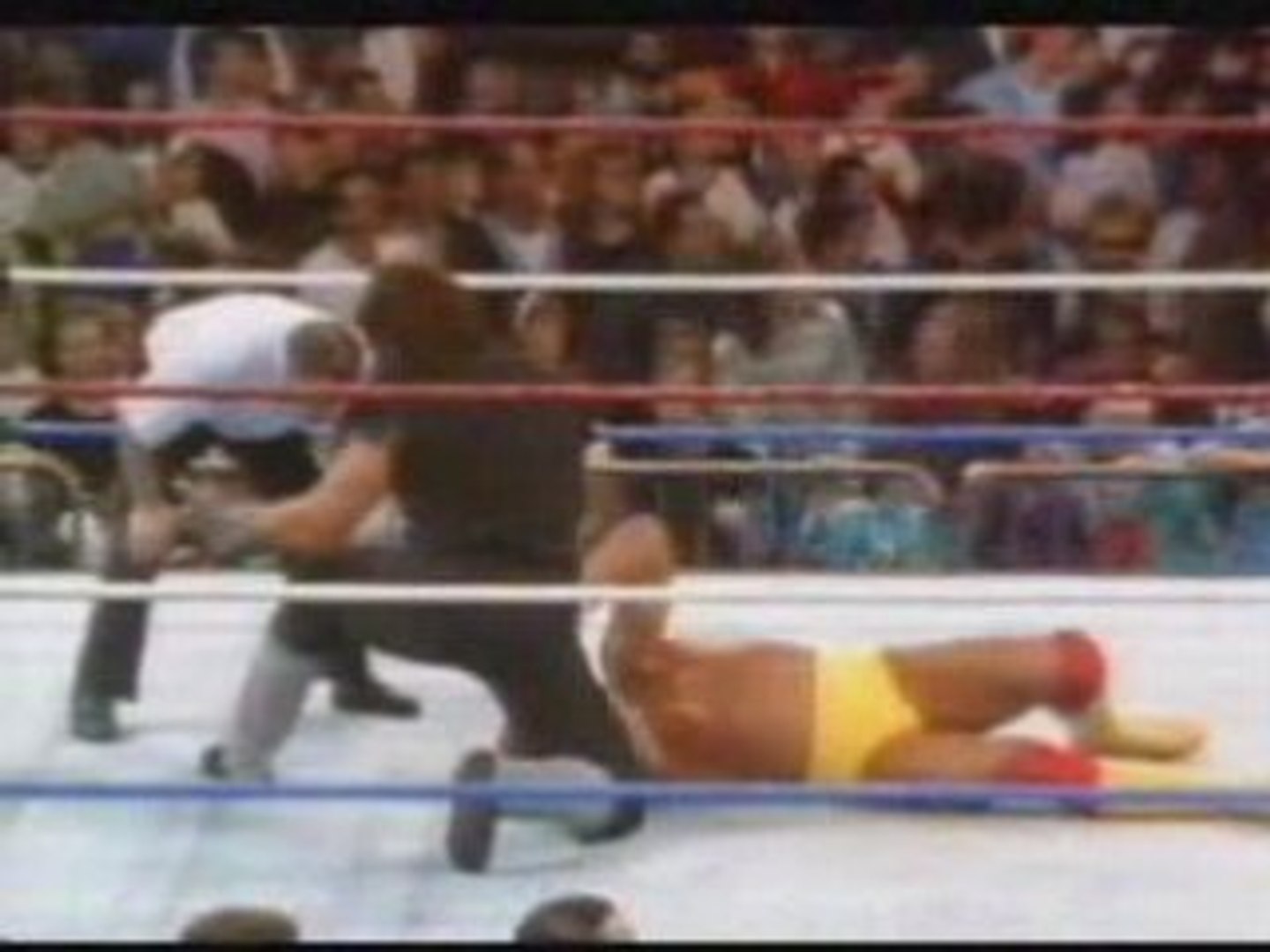 Stoop Omhyggelig læsning håndjern The Undertaker vs Hulk Hogan (SS 1991 Tittle Match) - video Dailymotion