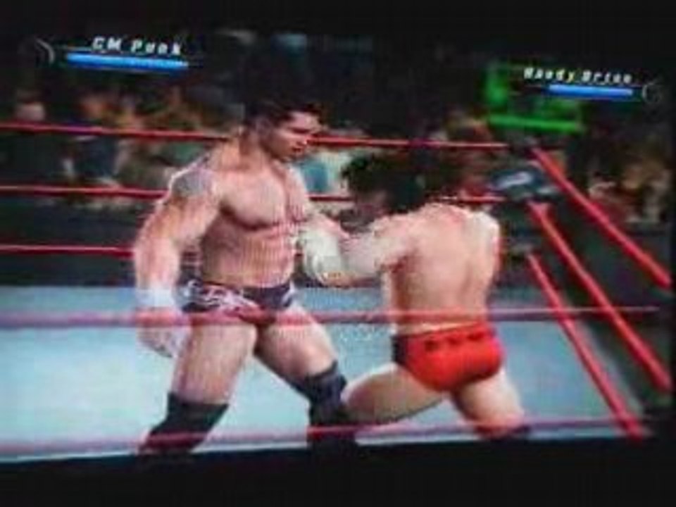 SvR2008 Monday Night Raw Match 05 Cm Punk vs Randy Orton