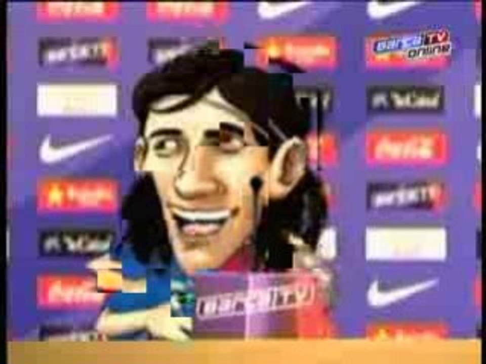 Martin Caceres Presentation Barca Toons