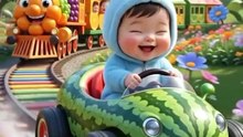 Baby enjoying