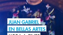 Juan Gabriel en Bellas Artes regresa para conmemorar 10 años de su muerte