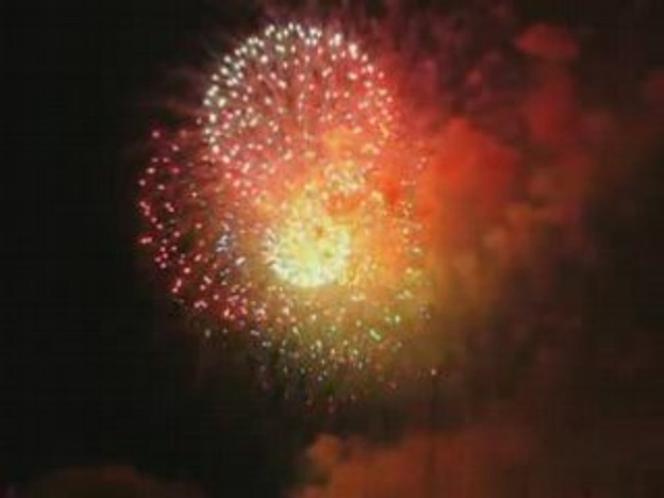 Feux d'artifice de la fête de la rédemption Venise 2008