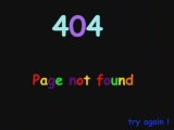 404 page not found error
