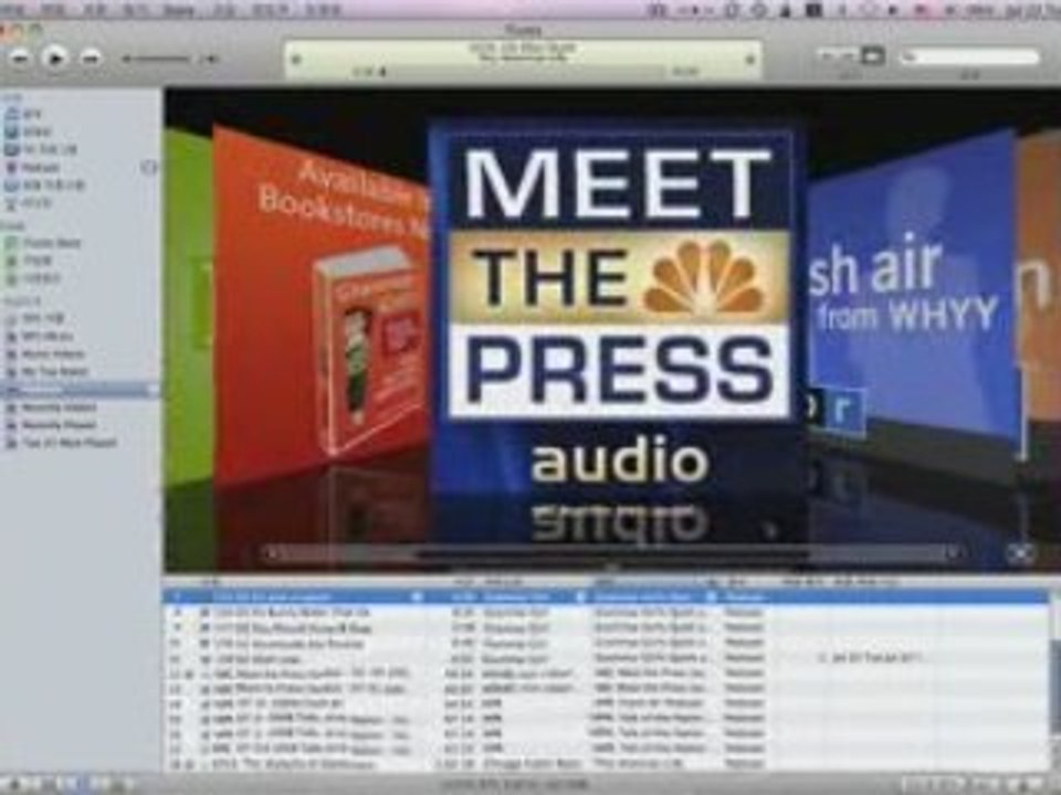 iTunes Podcast Library