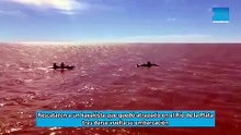 Rescataron a un kayakista que quedó atrapado en el Río de la Plata tras darse vuelta su embarcación