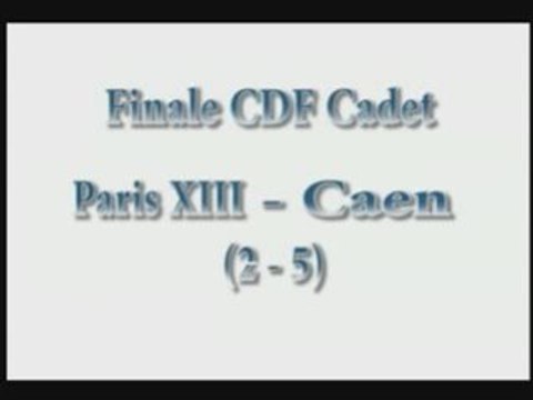 Roller Hockey Finale cadets 2005