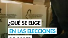 ¿Qué se elige en las elecciones de 2027 en México?