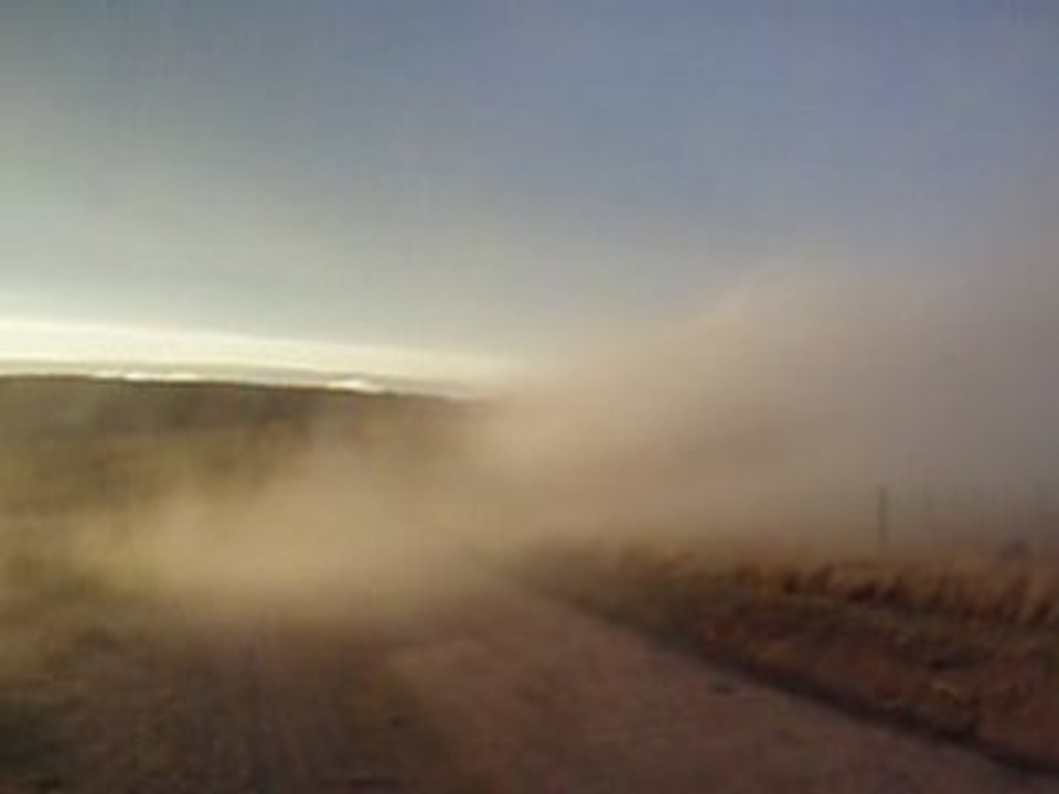 La brume avance sur le parc national du condor a cordoba