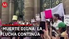 Eutanasia en México: Samara Martínez lidera marcha con 100 mil firmas de apoyo