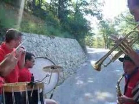 Départ des Aubades 2008 à Pélasque