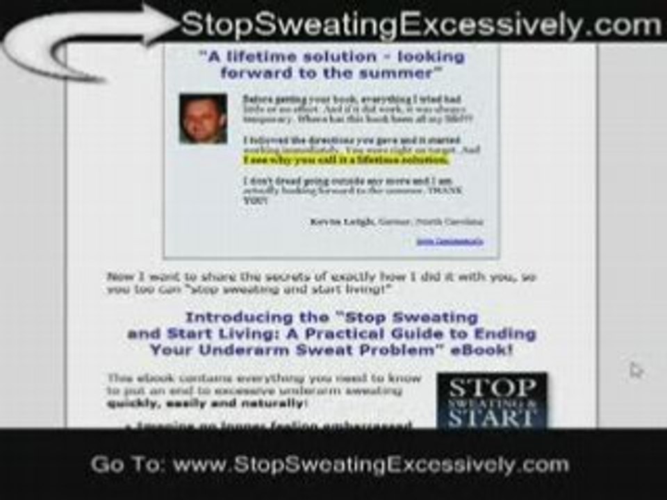 Stop Excessive Sweating