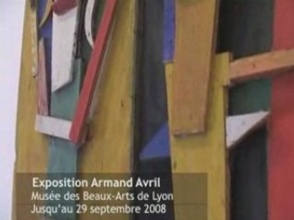 Exposition Armand Avril musé Beaux-Arts Lyon